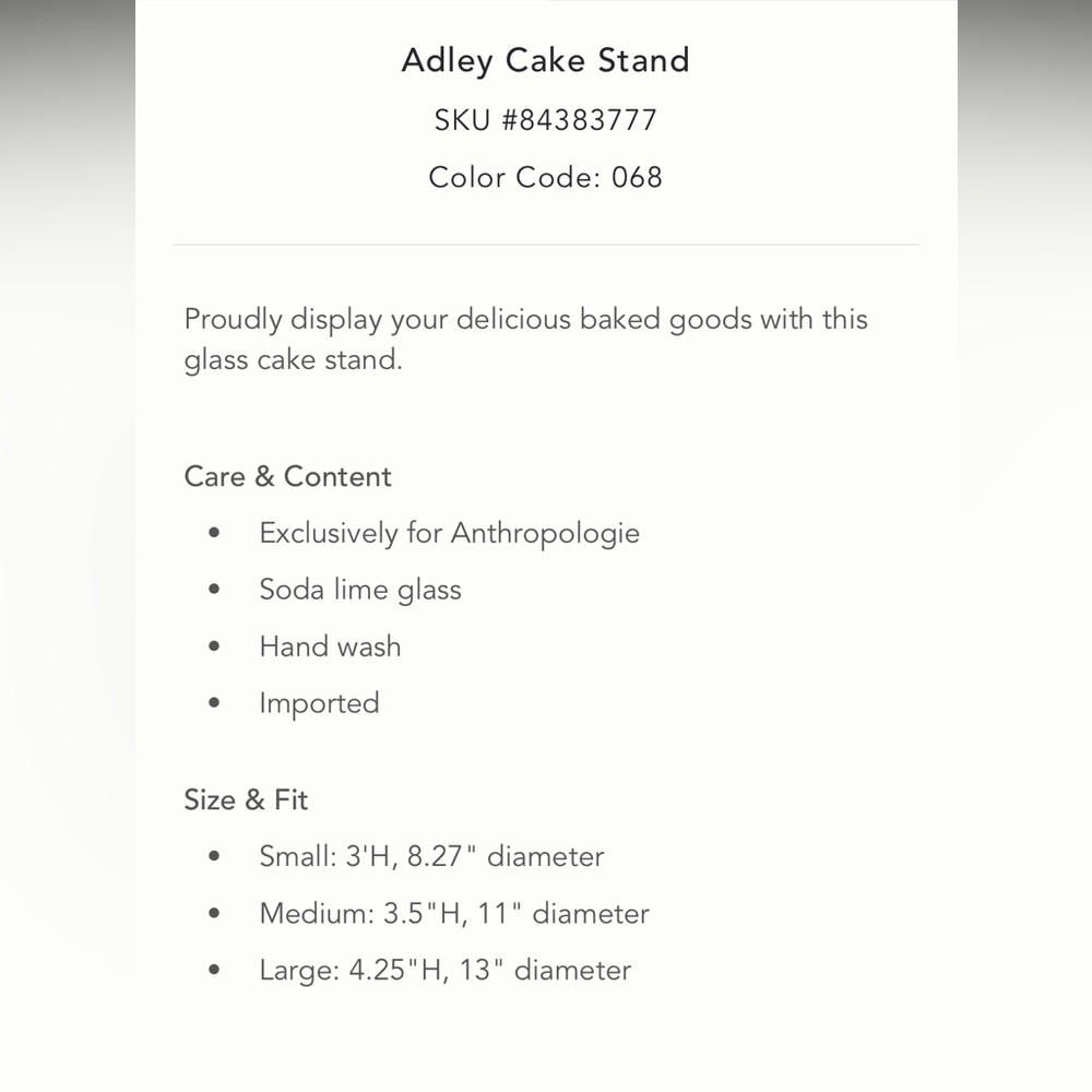 SPECIAL PRICING🔥 Adley pink cake stand - Picture 8 of 9